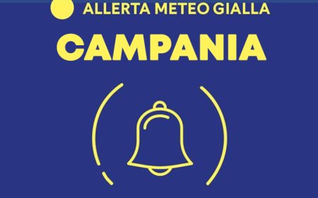 Allerta meteo gialla in Campania per temporali