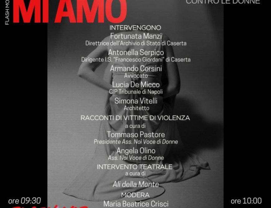 "Ti lascio perchè mi amo" giornata per l'eliminazione della violenza contro le donne