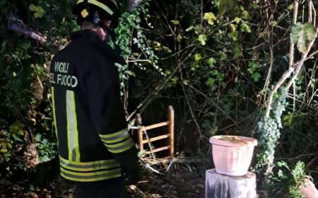 Anziano salvato dai Vigili del Fuoco a Calvi Risorta