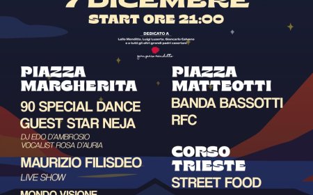 "Notte bianca" a Caserta: programma e luoghi coinvolti