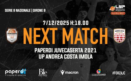 Juvecaserta – Imola: esordio Sperduto e sfida ad alta quota