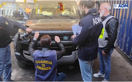 Salerno, scalo portuale: sequestrate 10 autovetture
