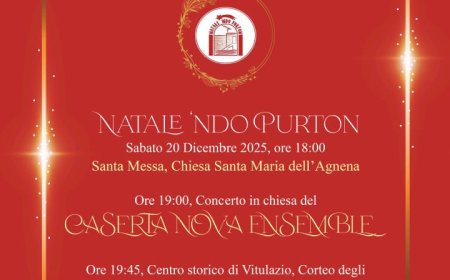 A Vitulazio, il Natale è 'ndo purton