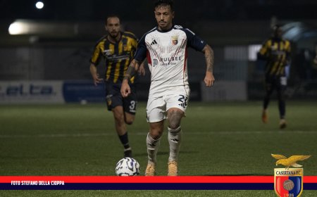 Giugliano–Casertana 0-3: Falchi dominanti al De Cristofaro