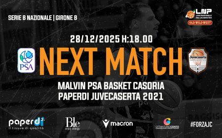 Derby contro Casoria, la Juvecaserta chiude il 2025 in trasferta