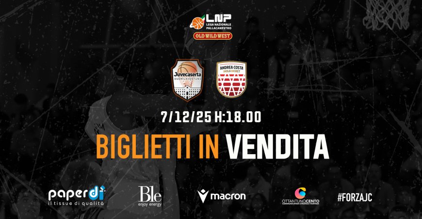 Paperdi Juvecaserta 2021–Andrea Costa Imola: al via la vendita dei biglietti