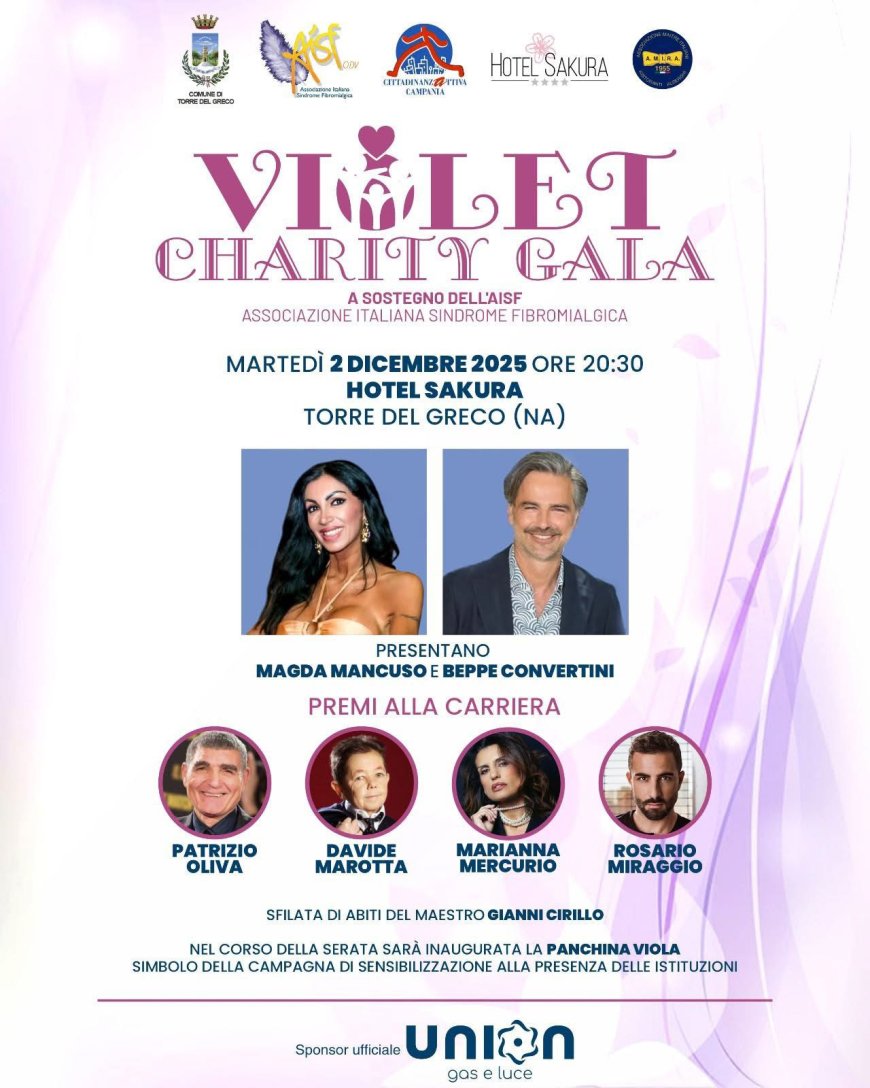 Attesa per il "Violet charity gala"