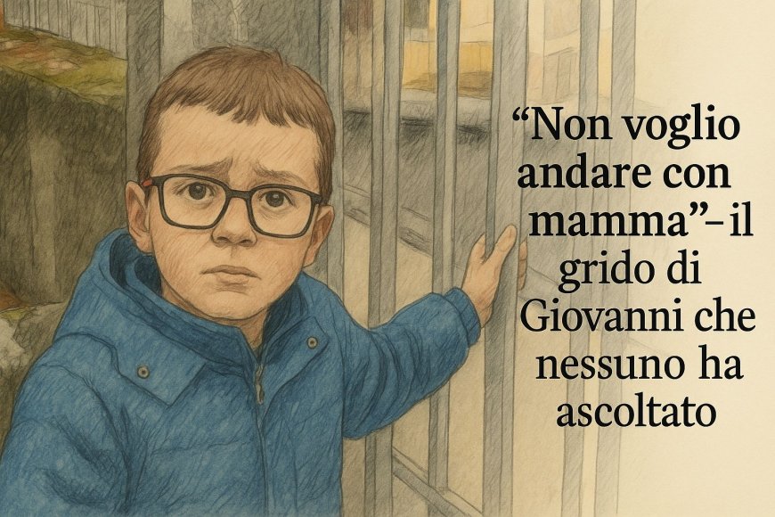 "Non voglio andare con mamma", il grido inascoltato di Giovanni