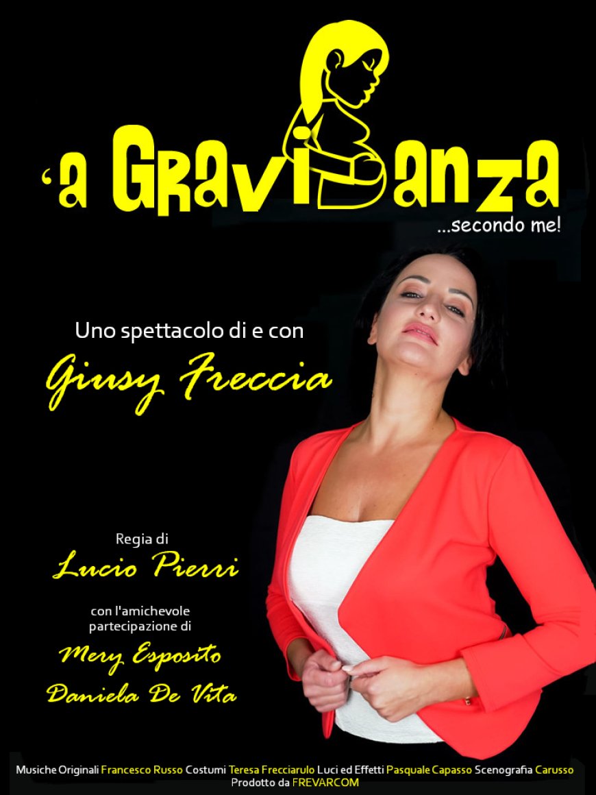 Al FaziOpenTheater  "A Gravidanza... secondo me" di e con Giusy Freccia
