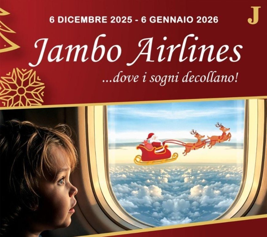 Natale al Jambo: volo nel Villaggio di Babbo Natale e Palaghiaccio