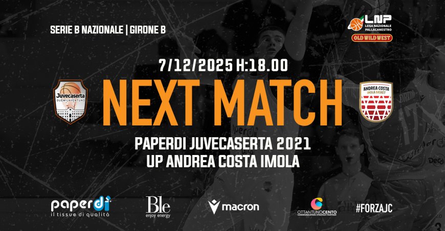 Juvecaserta – Imola: esordio Sperduto e sfida ad alta quota