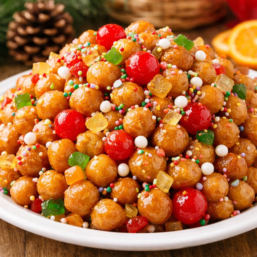 "A fa' 'e struffoli è uno sfizio, sono il Paradiso"