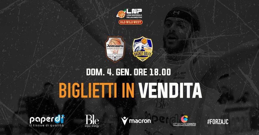 Juvecaserta-Piombino: oggi via alla prevendita
