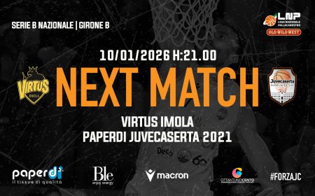 Juvecaserta a Imola per la prima trasferta del 2026