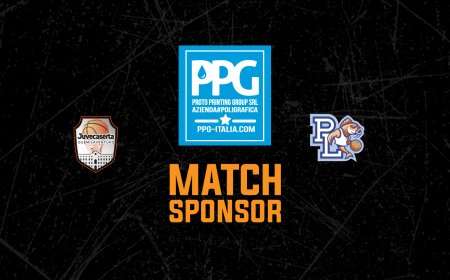 PPG match sponsor nel big match Juvecaserta-Livorno