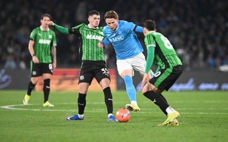 Napoli–Sassuolo 1-0: Lobotka decide, azzurri col fiato sospeso