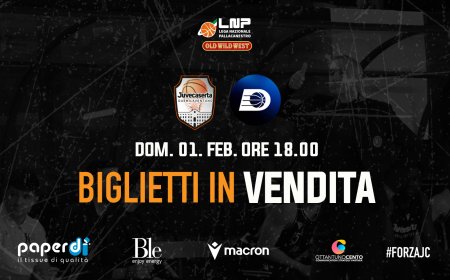 Juvecaserta-Quarrata: biglietti in vendita da martedì