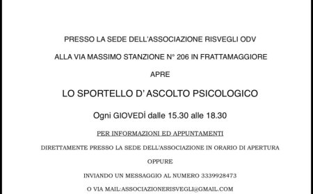 Frattamaggiore: riapre lo Sportello Psicologico Risvegli