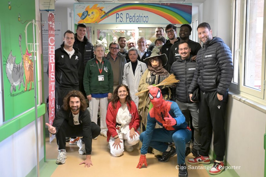 Juvecaserta in Pediatria: una mattinata di sorrisi