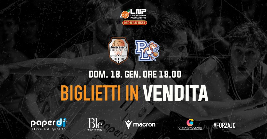 Juvecaserta-Pielle Livorno: biglietti in vendita