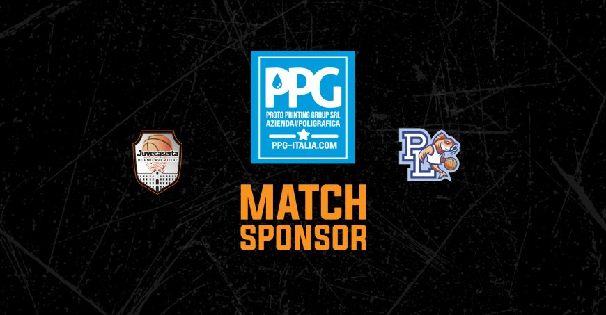 PPG match sponsor nel big match Juvecaserta-Livorno