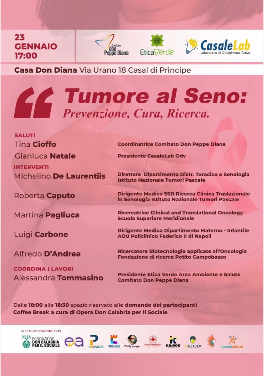 Tumore al seno, focus su prevenzione e ricerca
