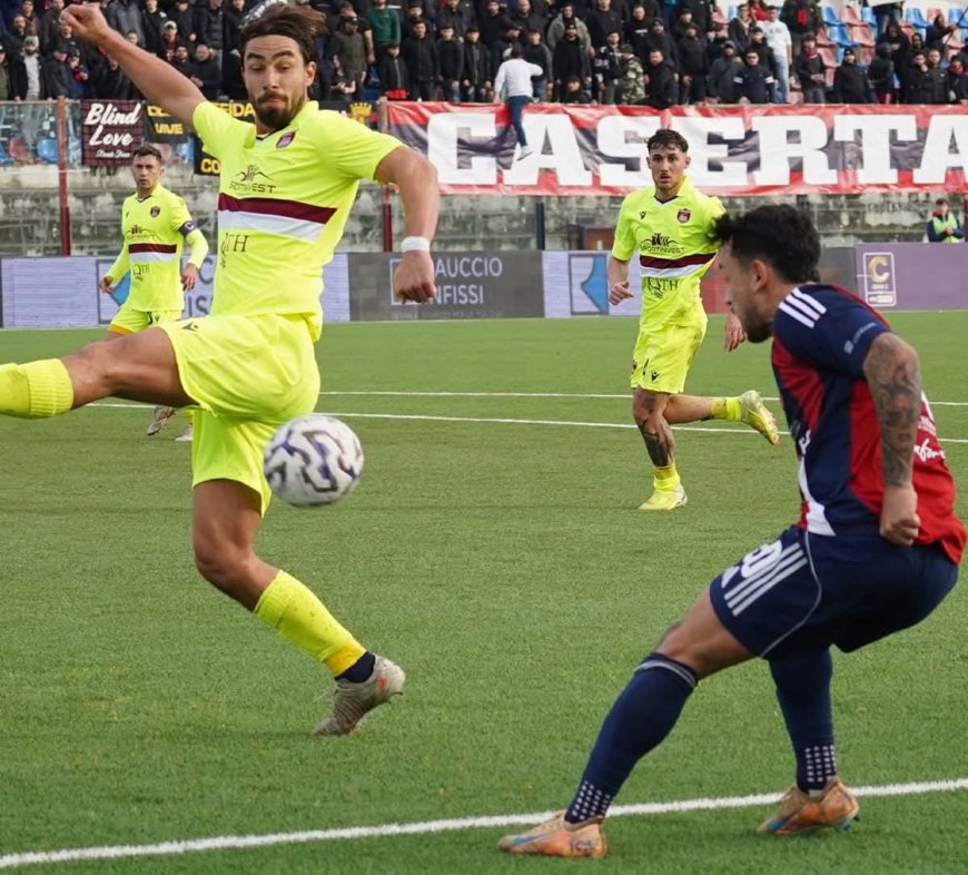 Casertana-Trapani 0-1: episodi e beffa al Pinto