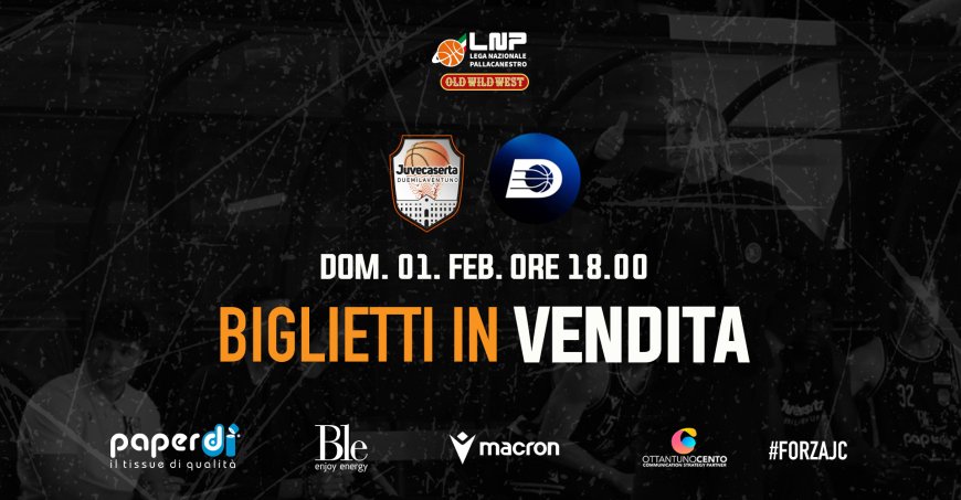 Juvecaserta-Quarrata: biglietti in vendita da martedì