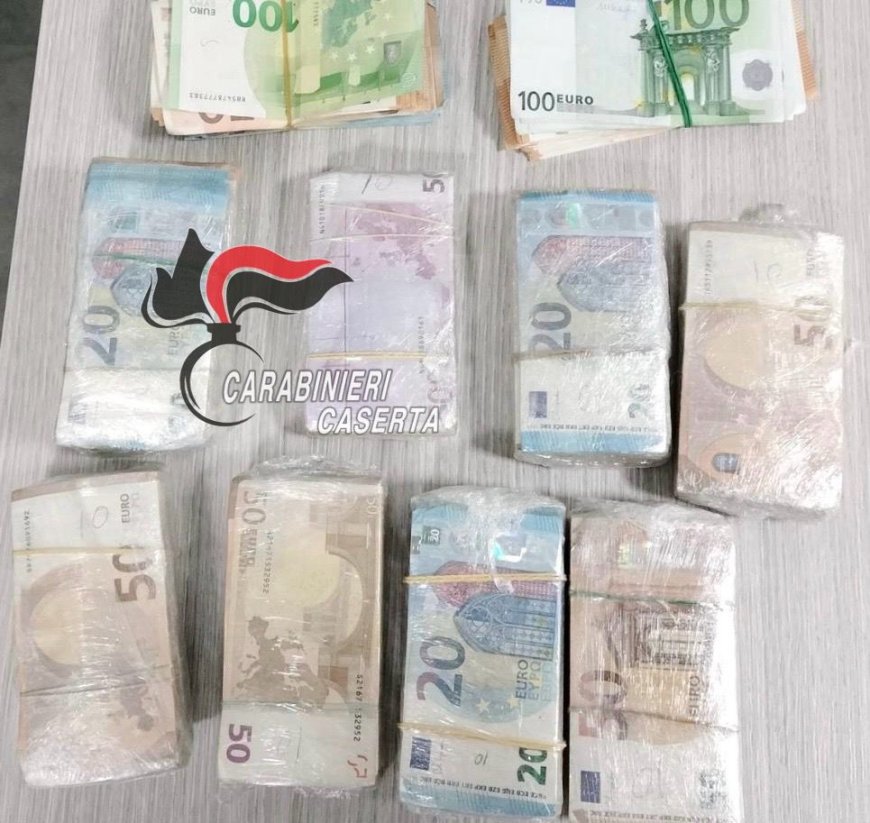 Carinaro, sequestrati 98mila euro e banconote false