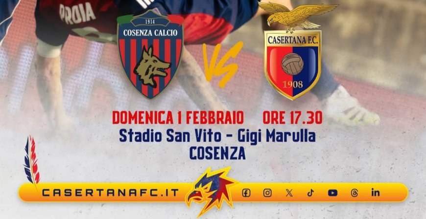 Cosenza-Casertana, Coppitelli: emergenza ma identità intatta