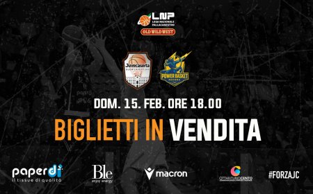 Biglietti Juvecaserta-Power Basket Nocera in vendita