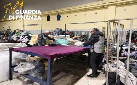Sequestro opificio a Pastorano per rifiuti tessili