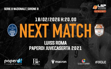 Juvecaserta a Roma contro la Luiss, Lardo: “Reagire subito”