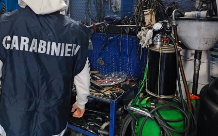 Terra dei fuochi: arrestato a Casaluce gestore di officina abusiva