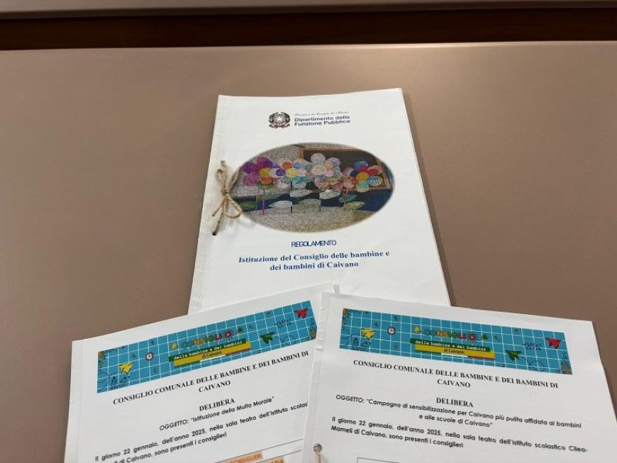 Caivano, i bambini istituiscono la “Multa Morale”