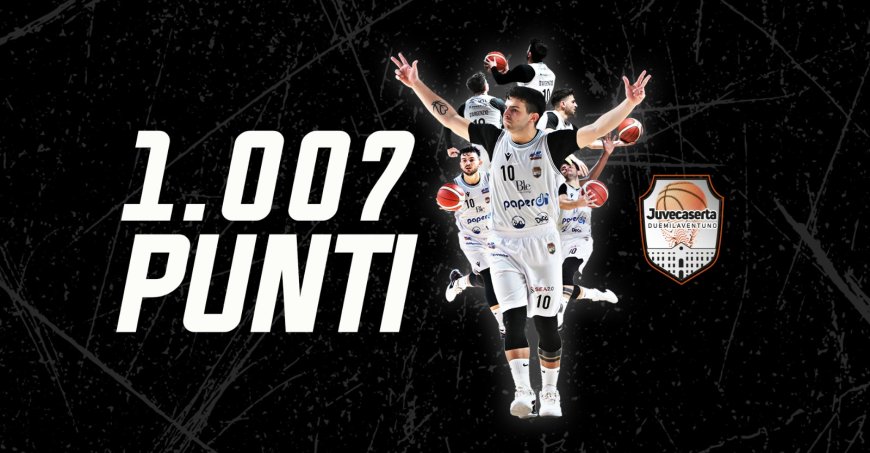 D’Argenzio supera 1.000 punti con la Juvecaserta