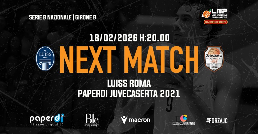 Juvecaserta a Roma contro la Luiss, Lardo: “Reagire subito”