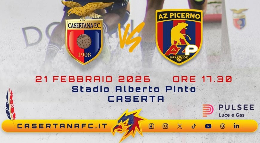 Casertana–Picerno, rientra Bacchetti: parla Cervera