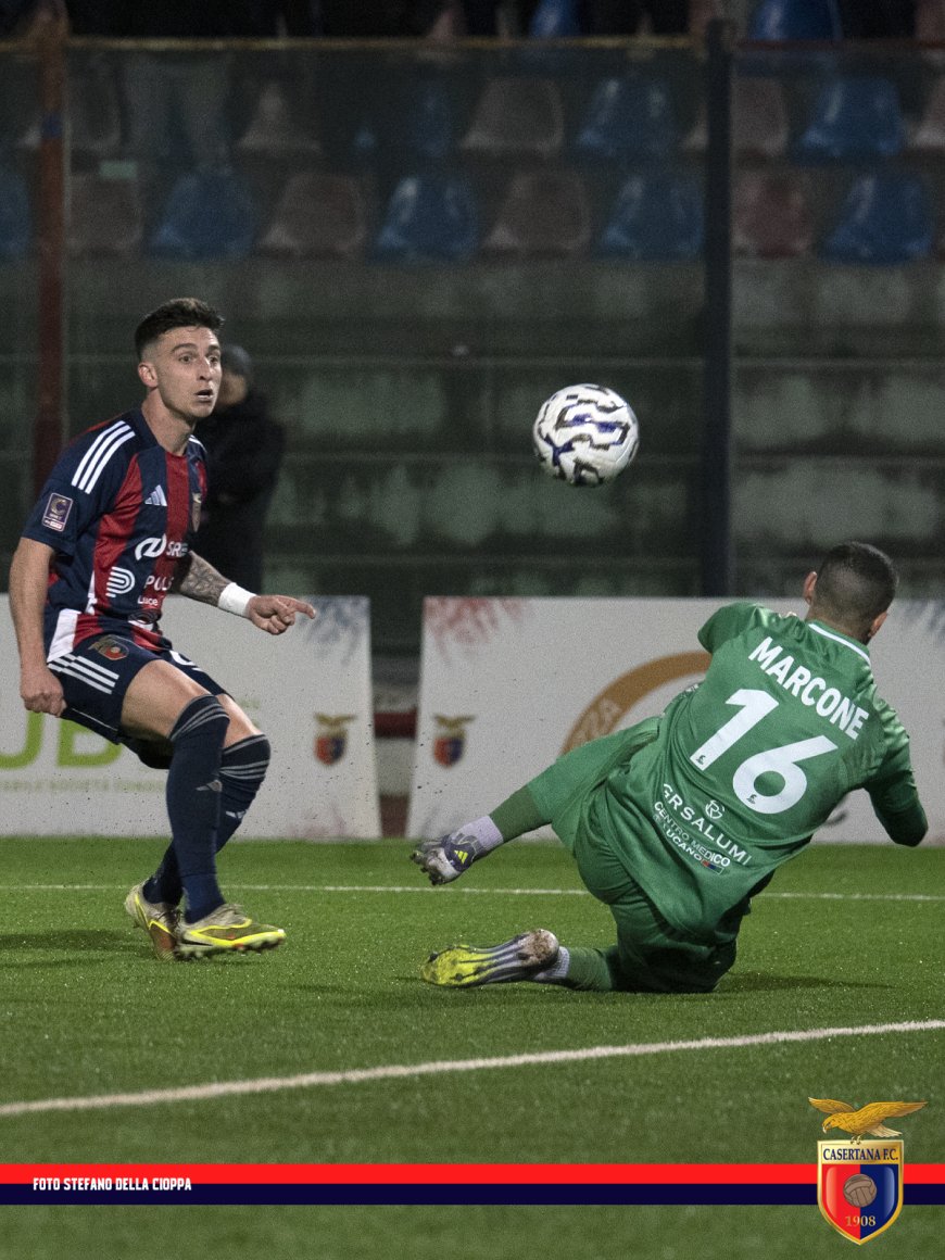 Casertana–Picerno 2-1: Cervera e Casarotto esaltano il gruppo