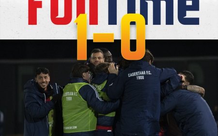 Casertana–Salernitana 1-0: Butic decide il derby del Pinto