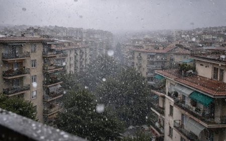 Grandine e temporale a Caserta, traffico in difficoltà
