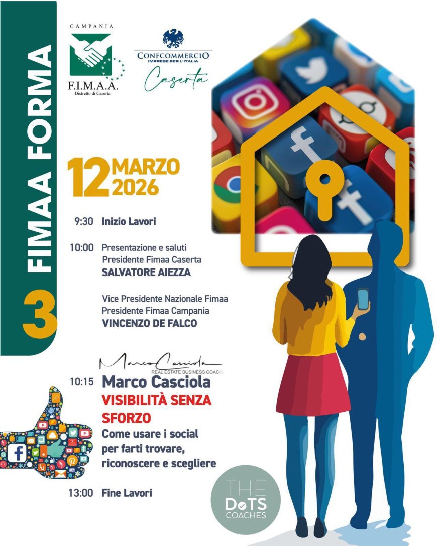 Fimaa Caserta: focus sui social per agenti immobiliari